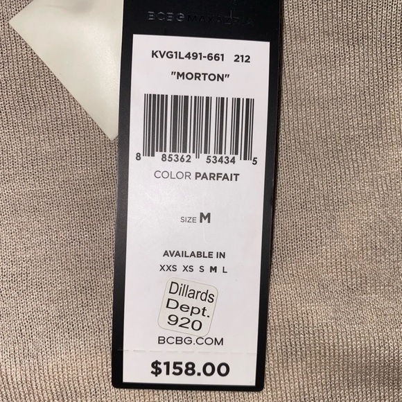 Gorgeous BRAND NEW BCBG Maxazria Sheer Crochet Sweater size Medium - Picture 5 of 5